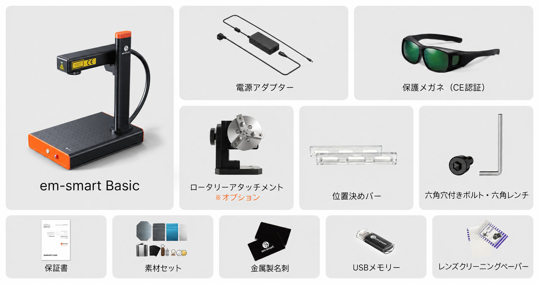 EM-Smart Basic 同梱品