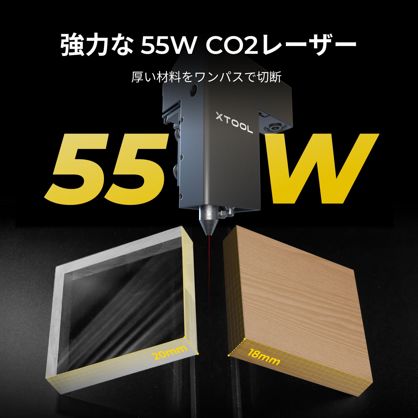 55W CO2レーザー