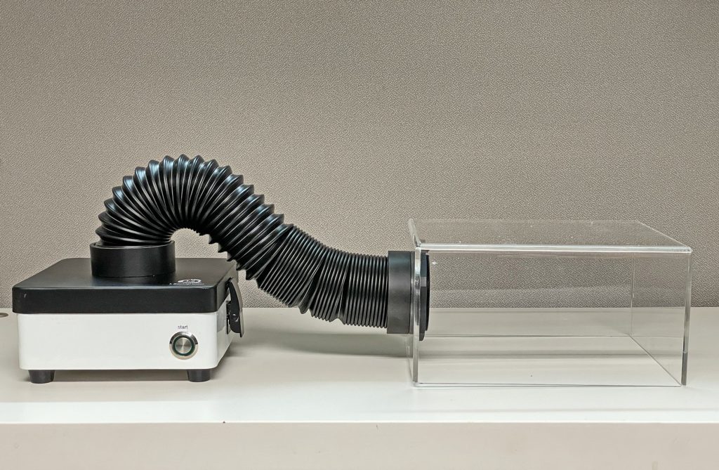 レーザーマーキング用ポータブル集塵ユニット