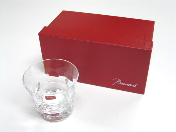 バカラグラス（Baccarat）にレーザー彫刻（クリスタルガラス）